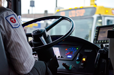 bus steering wheel