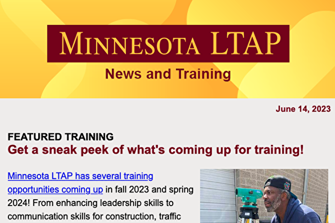 LTAP News and Training screenshot